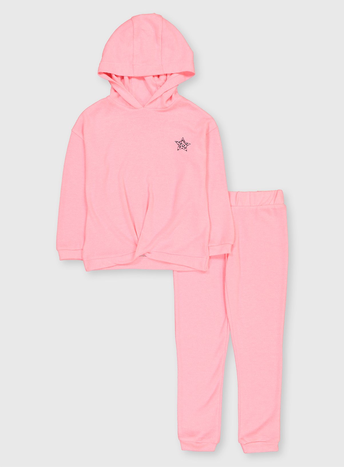 neon pink joggers